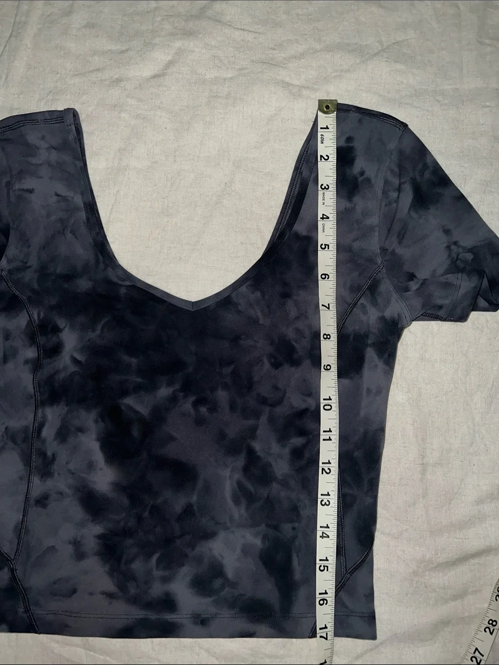 Lululemon Align T-Shirt Diamond Dye Pitch Grey Graphite Grey